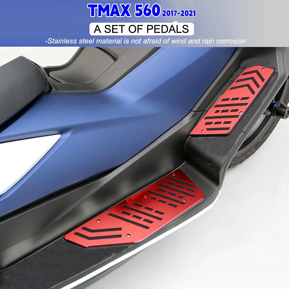

Подножки CNC для мотоцикла Yamaha TMAX560 TMAX530 2019 2020 2021, аксессуары для скутера, педали, подставки для ног