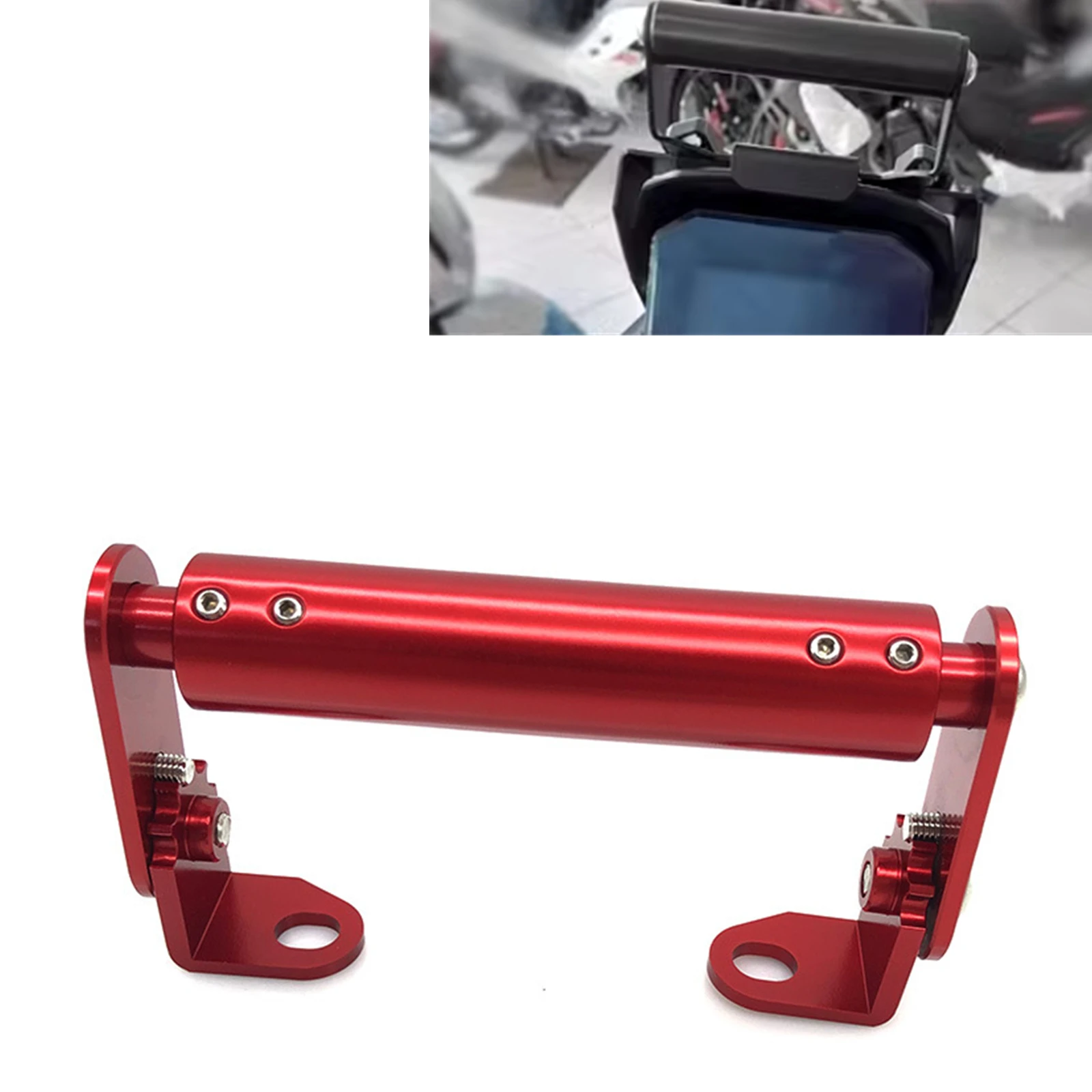 Motorbike Balance Bar Handlebar Crossbar Holder GPS Navigation Plate Bracket For Honda Universal Small Sisplacement off-road