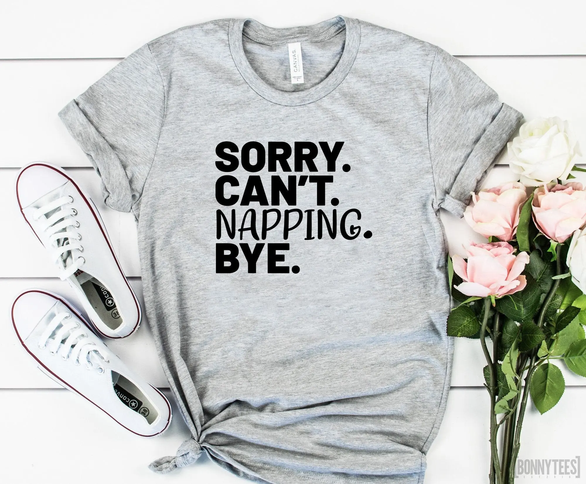 Sorry can't napping bye shirt gift for nap lover napper lazy friend funny