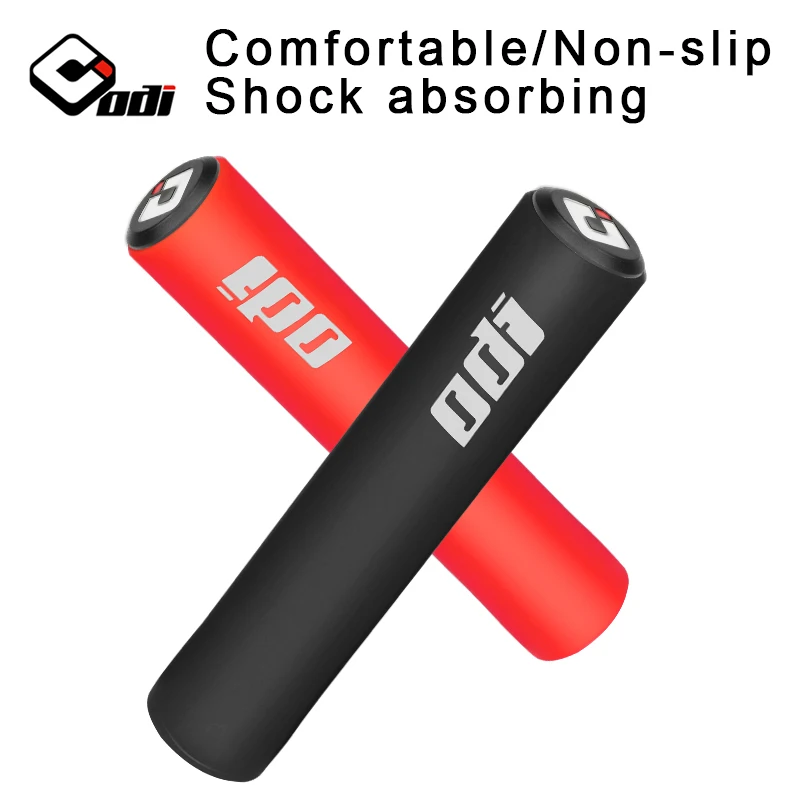 ODI Bicycle Silicone Handlebar Grips Folding Balance Bike Riding Cover Shockproof Non-slip MTB Road Bike Cycling Accessories