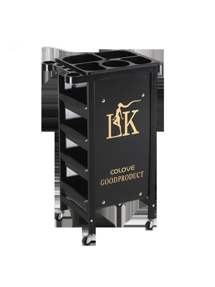 

Retro Hair Salon Cart Bar Car Special Postage Beauty Cart Barber Shop Hot Dyeing Tool Car