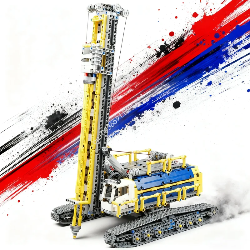 

3929 шт. MOC буровая установка C модель технические строительные блоки строительные рождественский подарок сборка игрушек DIY идея кирпич дети день рождения