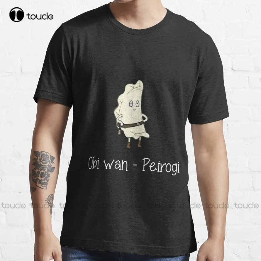 Obi Wan Pierogi - Polish Pride Sci Fi Fan Trending T-Shirt Uncle Shirt Cotton Outdoor Simple Vintag Casual Tee Shirts Xs-5Xl New