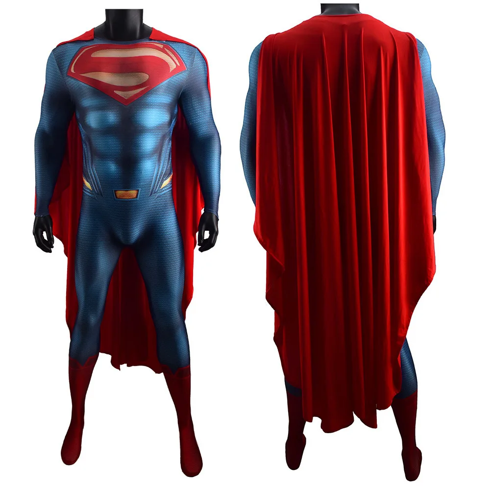 

Movie The Man of Steel Kal-El Cosplay Costume Zentai Halloween Costume Spandex Superhero Man Bodysuit Jumpsuit Disfraces