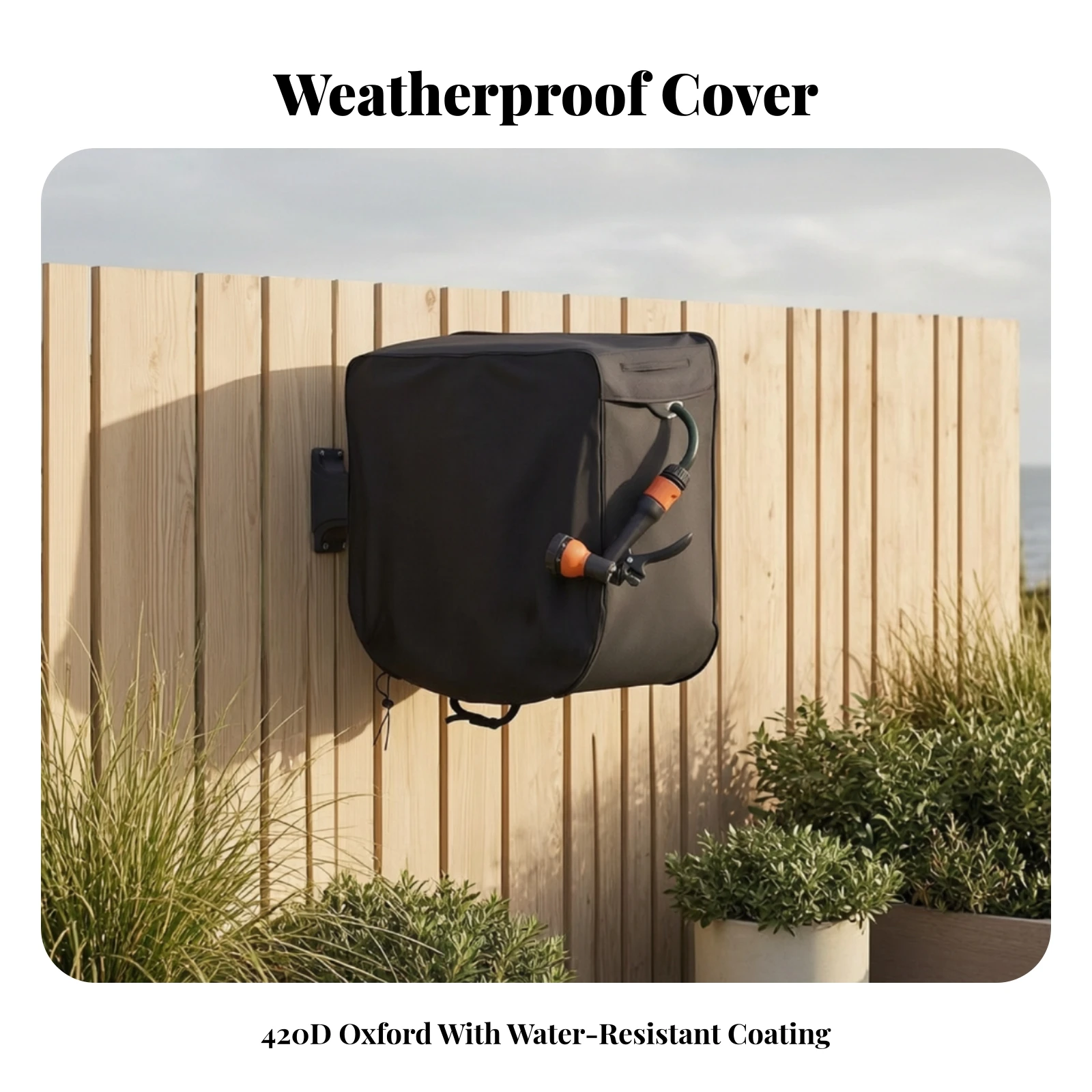 Reel Cover - Wall Mounted Hose Reel Cover Resistant