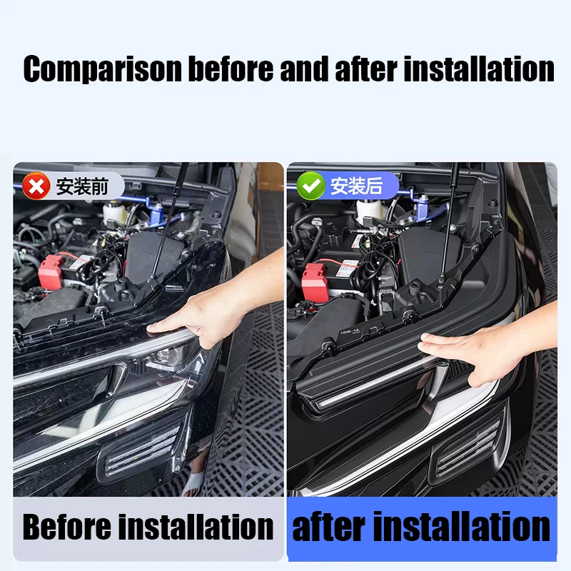 for Toyota RAV4 XA60 Wildlander 2026 2027 Headlight hood sealing silicone gasket automotive protective equipment