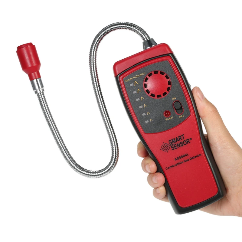 Combustible Gas Analyzer Detector Handheld Portable Automotive Micro Combustible Gas Detector Leakage Location Detector