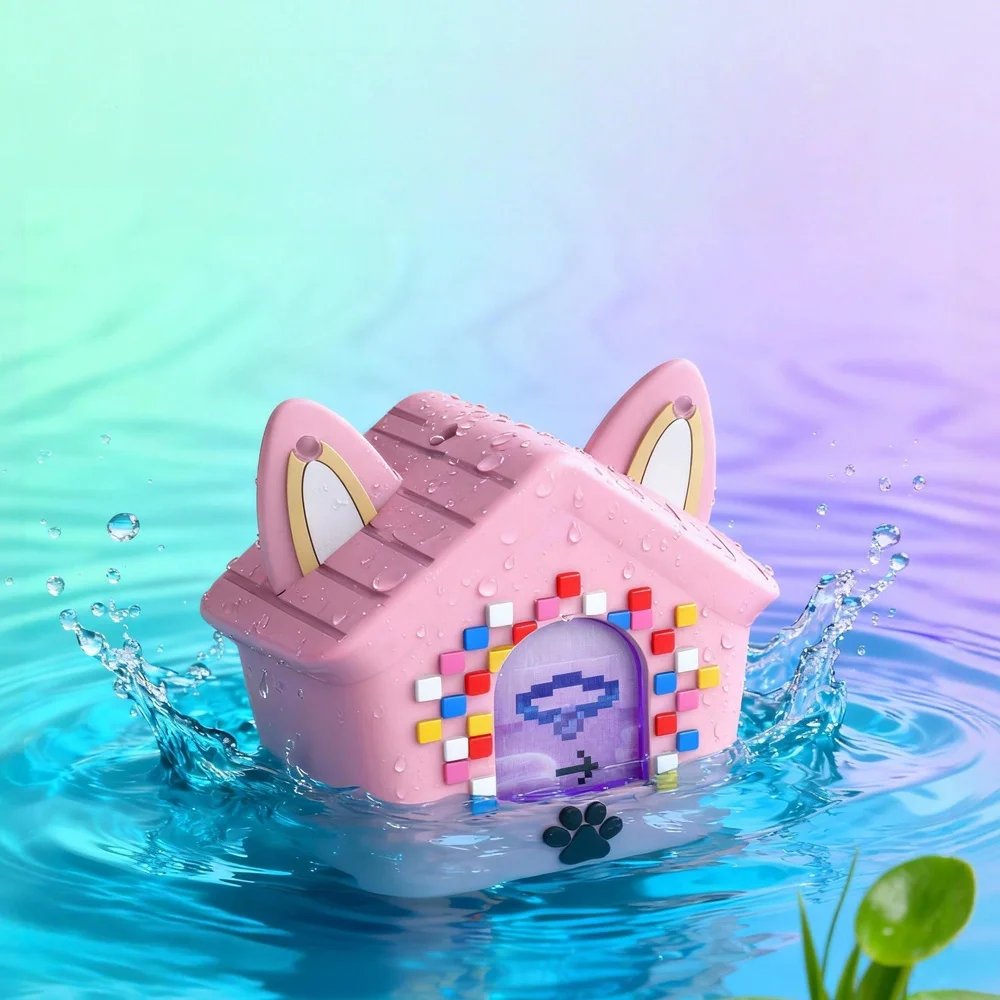 

Silicone Soft Case for Bitzee Doghouse Gaming Console Protective Case with Lanyard