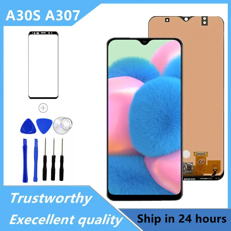 

6.4'' Super Amoled For Samsung GALAXY A30S A307 LCD Display with Touch Screen Digitizer Assembly A307F A307FN A307G A307GN LCD