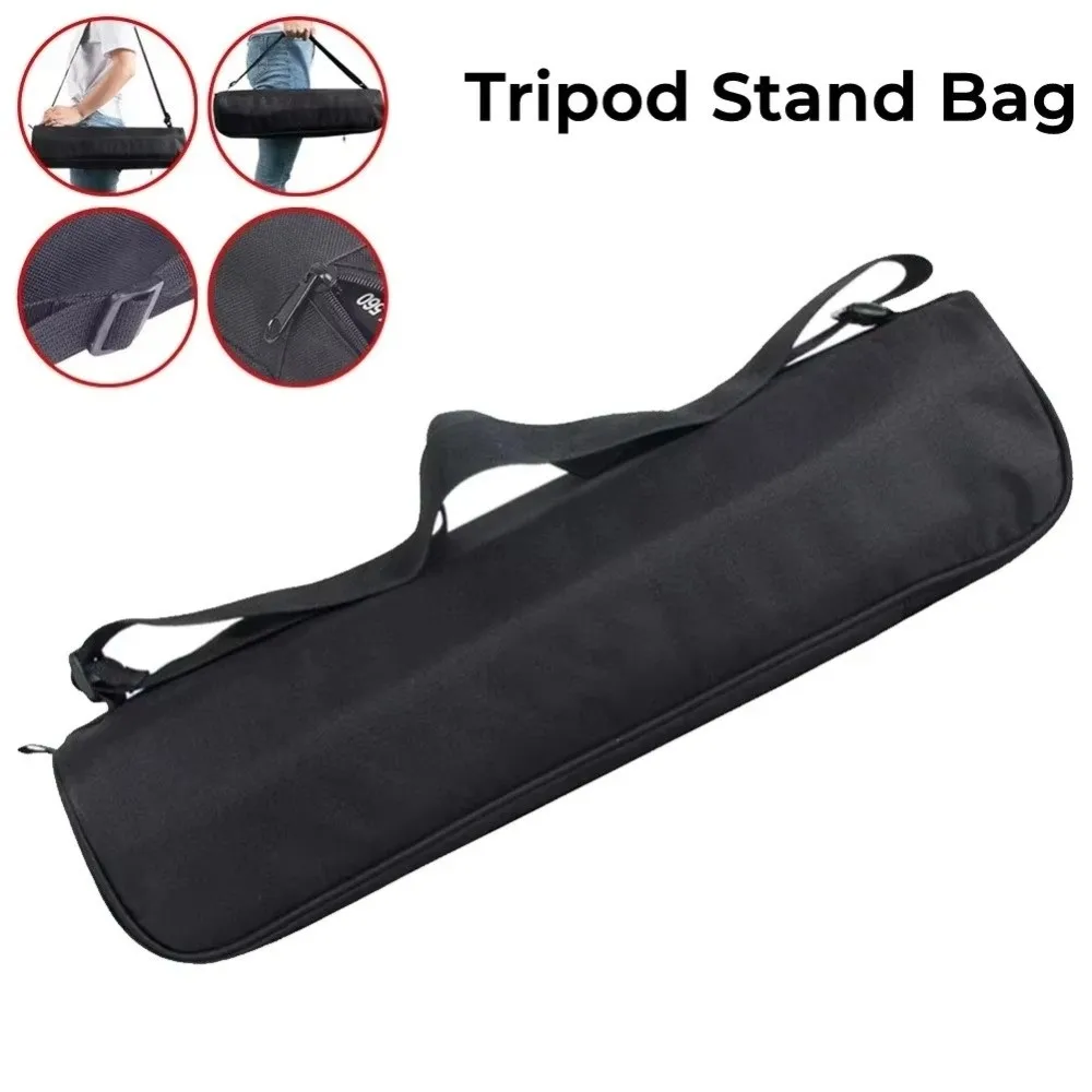 New (40-84cm) Tripod Carrying Case Portable Black Hand Bag with Strap Oxford Cloth Carrying Toting Bag Microphone Stands Storage