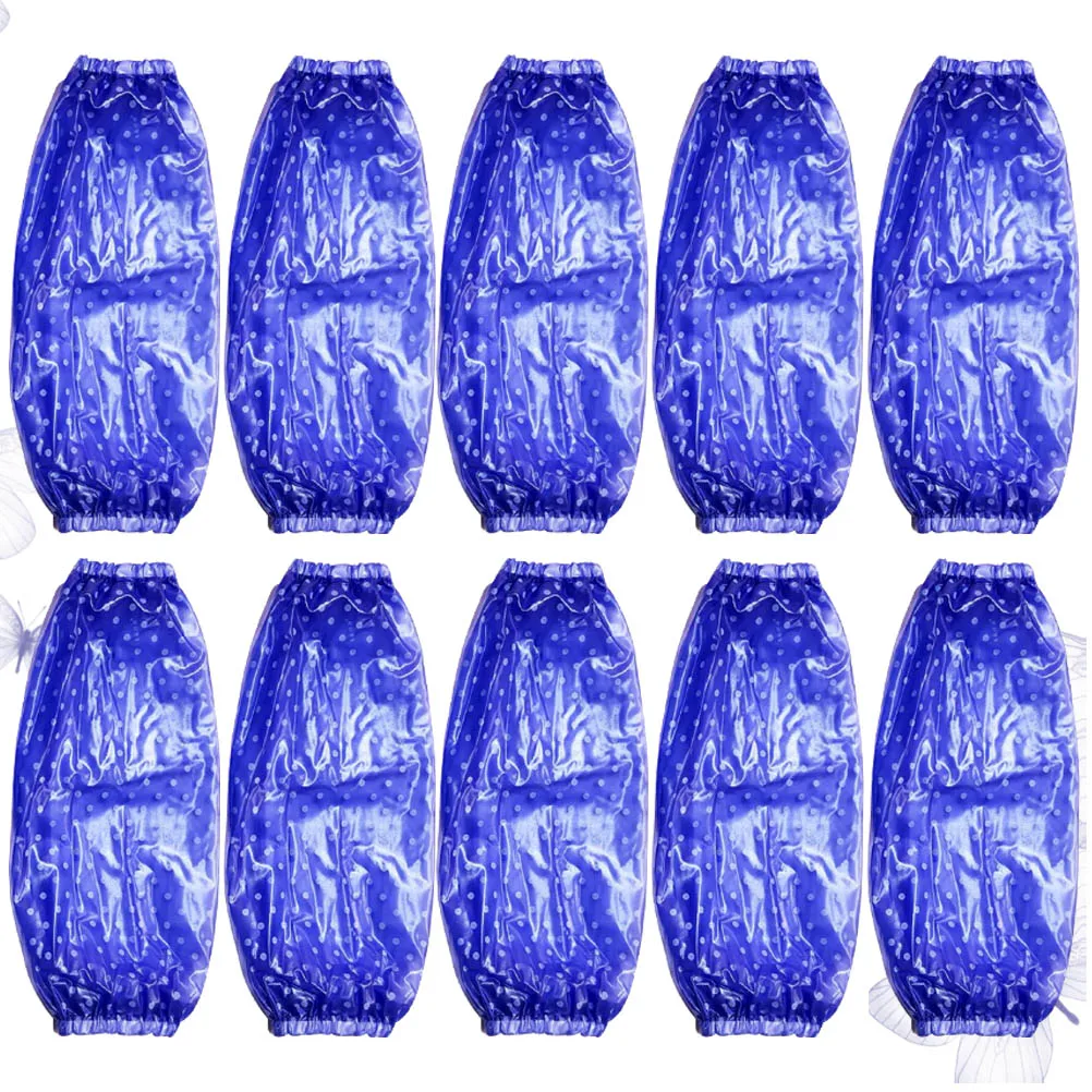 

5 Pairs Waterproof Sleeve Women Oversleeve Kitchen Arm Protector Cooking Cleaning Anti-greasy