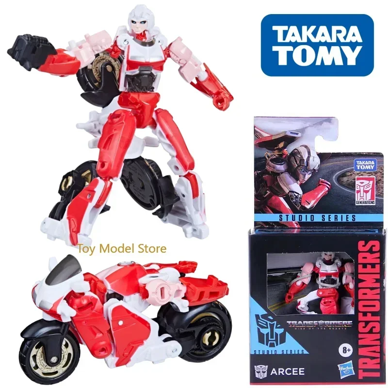 Oryginalne, nowe zabawki transformery, seria Studio, klasa Core, Bumblebee Frenzy, Arcee, kolekcjonerskie figurki animacyjne G1, prezenty.