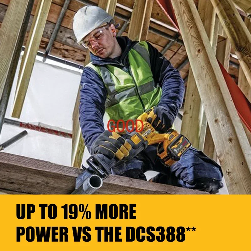 DEWALT DCS389 Kit Brushless Cordless Reciprocating Saw FLEXVOLT® 60V Power Tools 3000SPM With Battery Charger