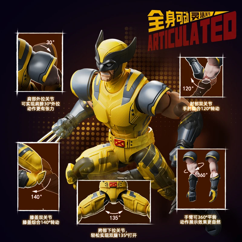 شخصيات Blokees Deadpool 3 Wolverine إصدار الفيلم Deadpool & Friend Series مجموعات شخصيات هدية للبالغين