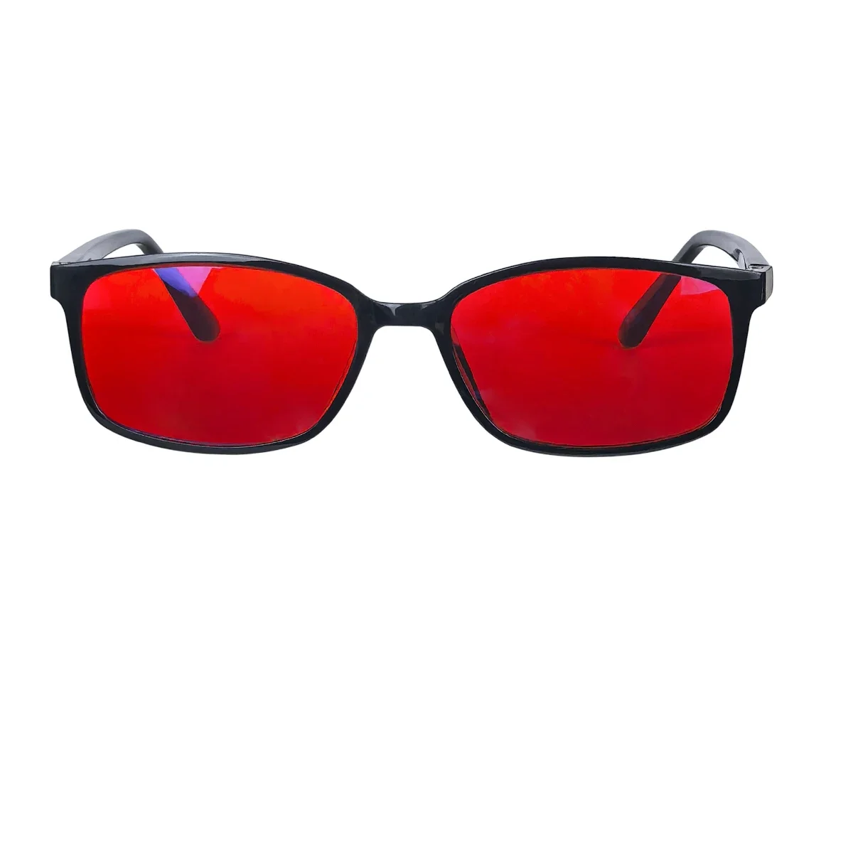 Red Sleeping Glasses Men Blue Light Blocking Computer Glasses Orange Clear Lens Glasses Anti Radiation Protection Eyeglasses