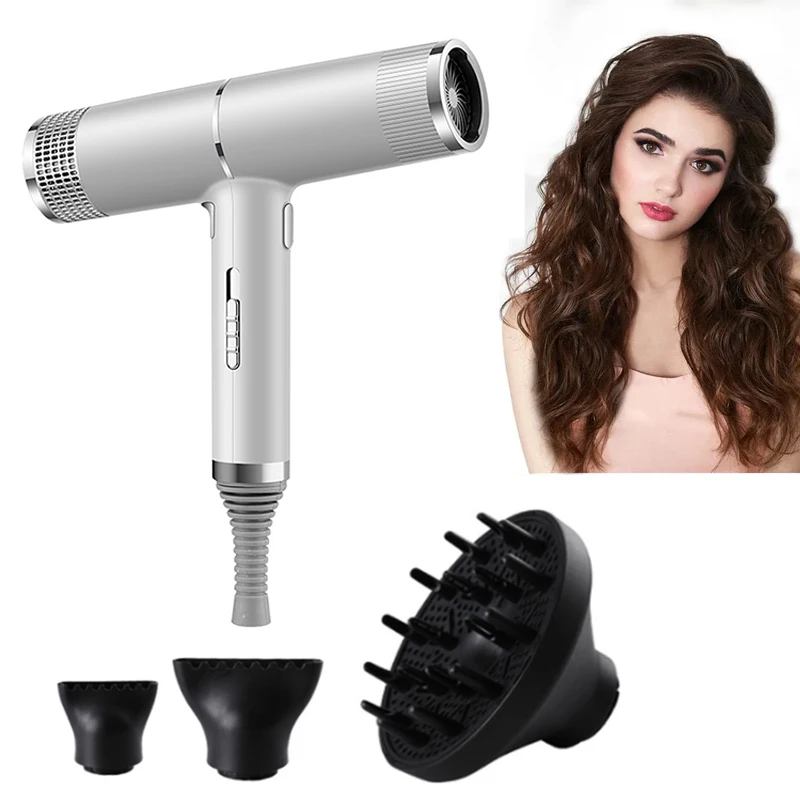 Cross-Border Negative Ion Hair Dryer Strong Wind Hot & Cold Adjustment Plug Home Salon Barber Styling Tool