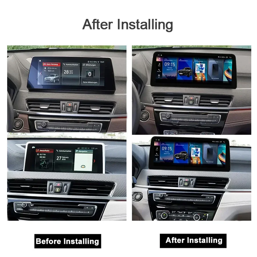 Carplay 8Core Auto Android 13 Car Radio For BMW X1 F48 X2 F49 GPS Navigation Stereo 8+256G Bluetooth 4G LTE Multimedia Player