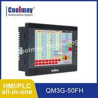 Coolmay 5 inch QM3G-50FH HMI PLC Combo with high speed pulse