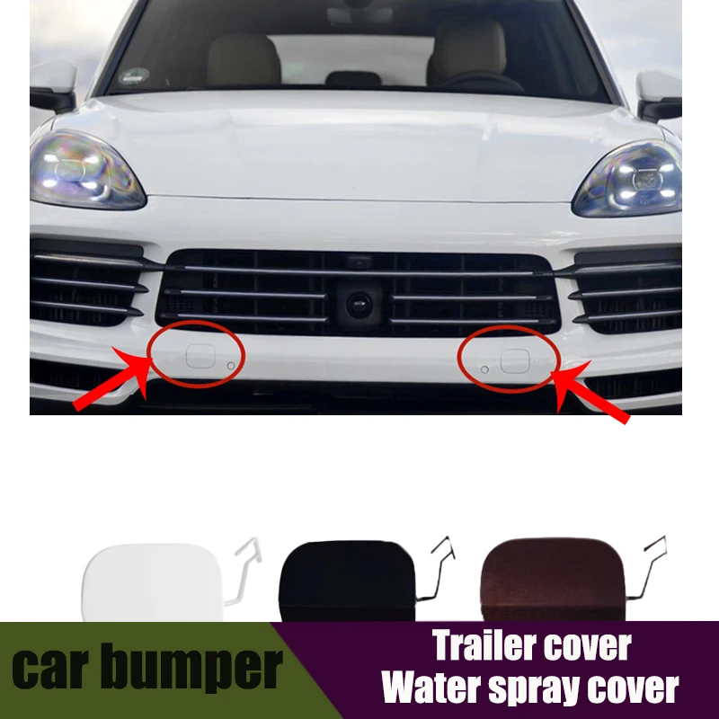 

Auto Front Bumper Tow Hook Cap Towing Eye Cover for Porsche Cayenne 2018 2019 2020 2021 2022 2023