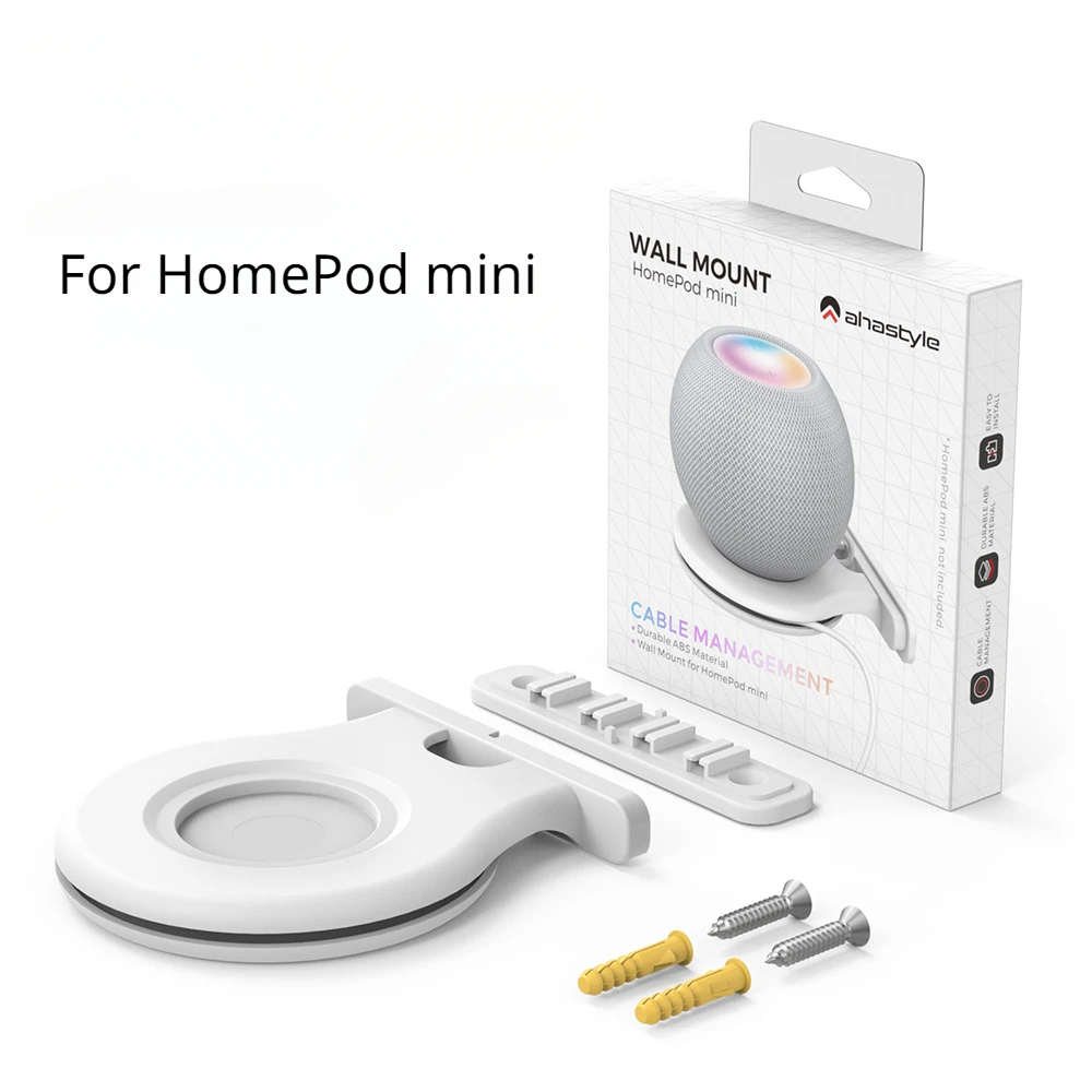 

For HomePod Mini wall-mounted special bracket wall rack Apple smart speaker wall rack base for HomePod Mini Plastic brackets