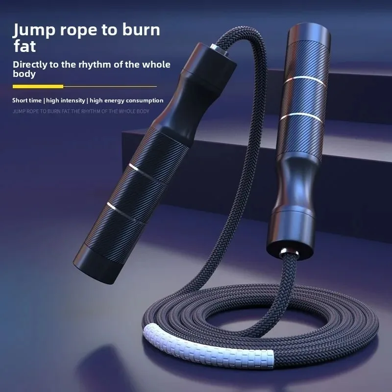 Weight Bearing Thickened Jump Rope 3.5m Adjustable Length For Men Fat Burning Weight Loss Fitness Skipping Training Equipment