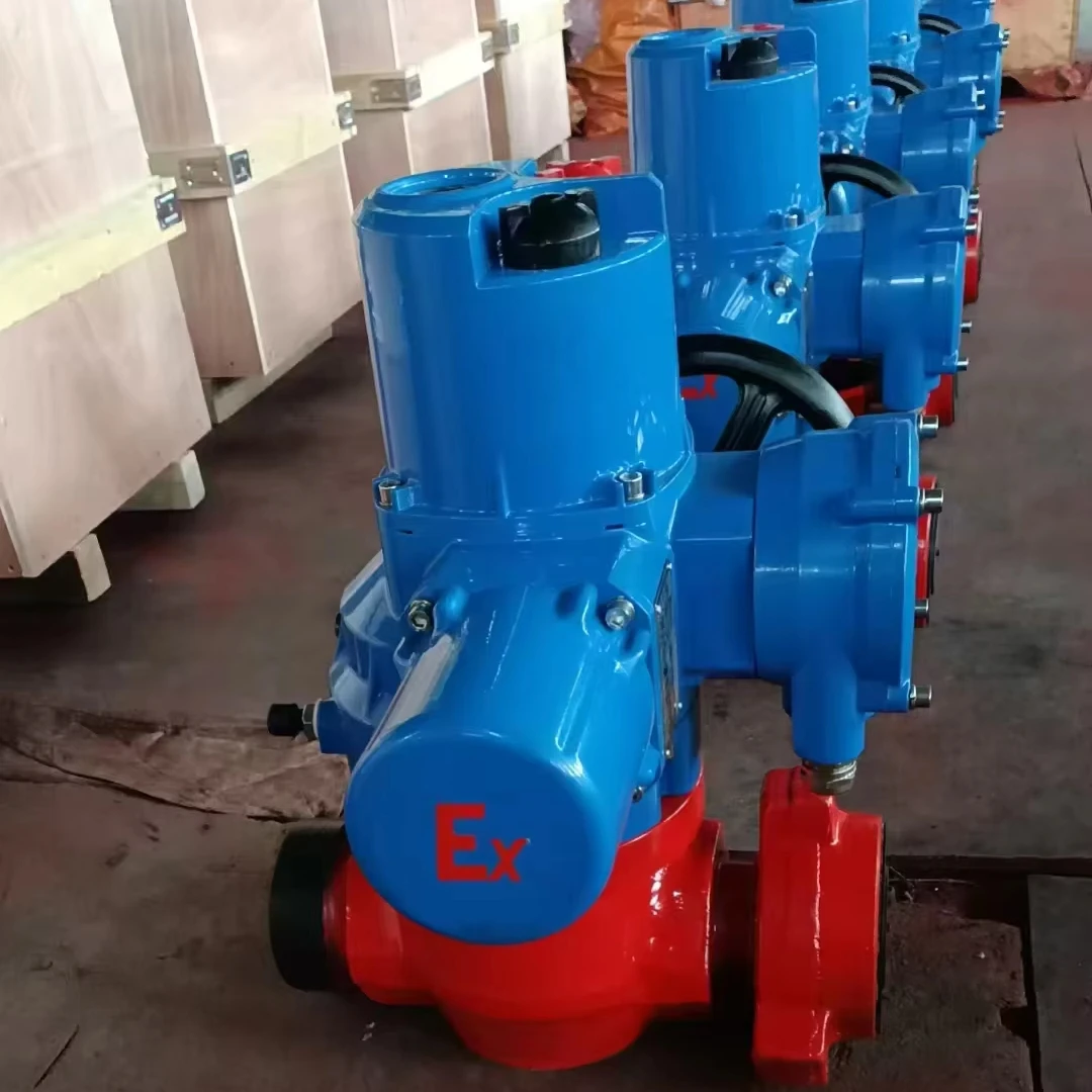 

New Manufacturing 2" 70Mpa Electric Actuator Plug Valve With API Certification For Oil Field