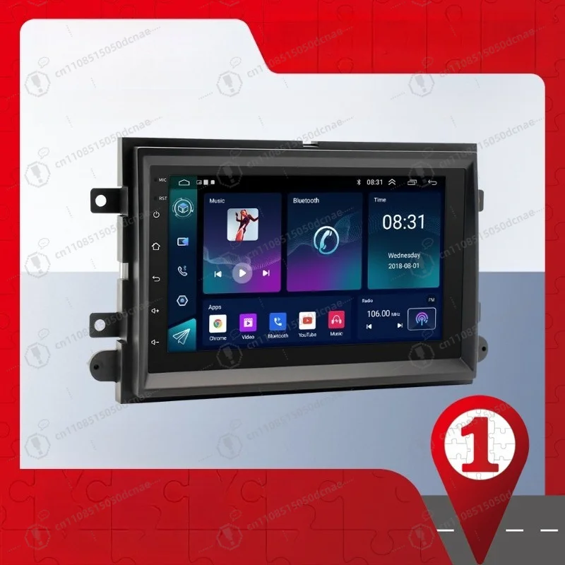 7 Inch Android Car Radio MP5 Player with Carplay GPS Navigation DSP Amplifier for Ford F150 Universal