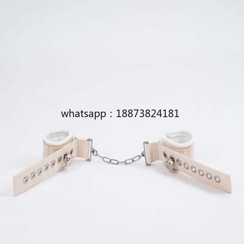 Chain Type Foot Ankle Standing Magnetic Restraint Belt Anti-Cut for Psychiatric Patients HealthCare Black White  fast shipping