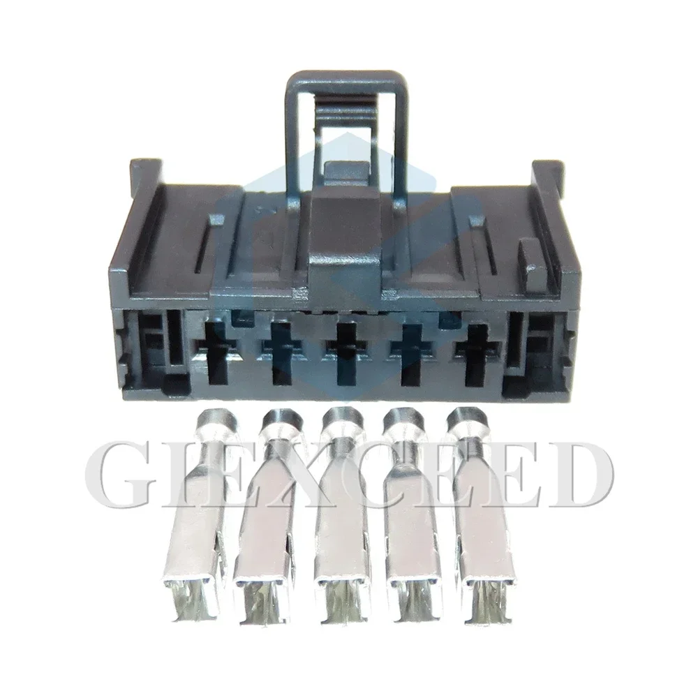 2 Sets 5 Pin Automotive Plastic Housing Plug Auto Modification Parts AC Assembly Unsealed Connector 2.8 Series Car Cable Socket