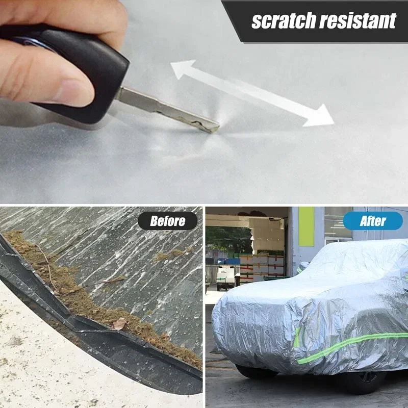 Para toyota land cruiser 250 prado lc250 2024 proteção ao ar livre capa completa do carro neve cobre acessórios exteriores à prova dwaterproof água