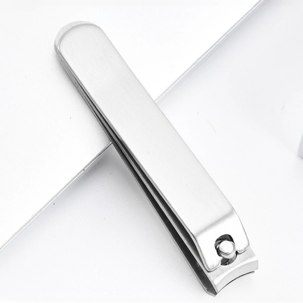 

1PC Silver Flat Nail Clippers High Quantity Nails Trimmers Stainless Steel Dead Skin Remover Pedicure Care Beauty Tools