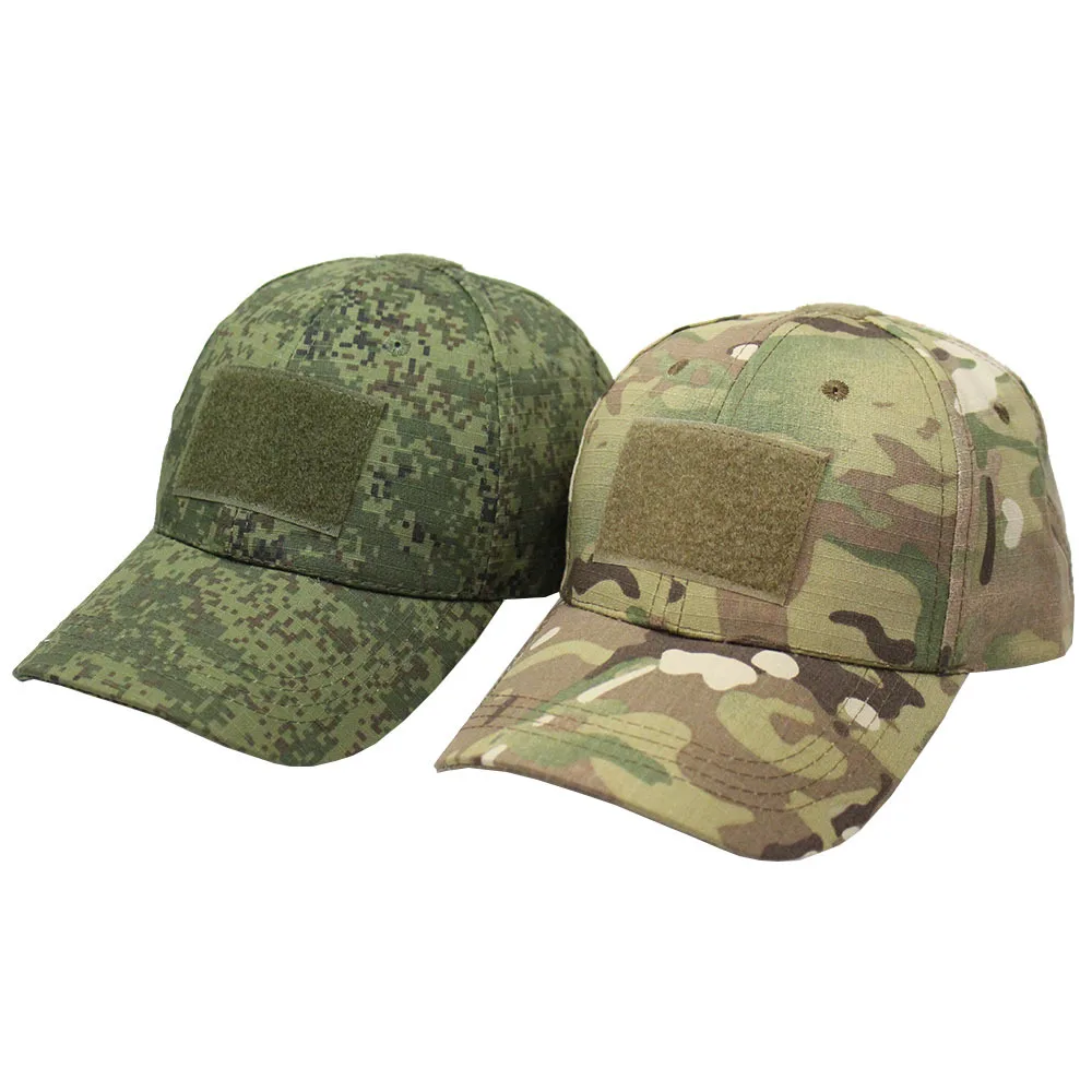 Adjustable Military Fan Outdoor Camouflage Baseball Cap Special Force Tactical Camouflage Cap Sports Sunshade Fishing Simple Cap