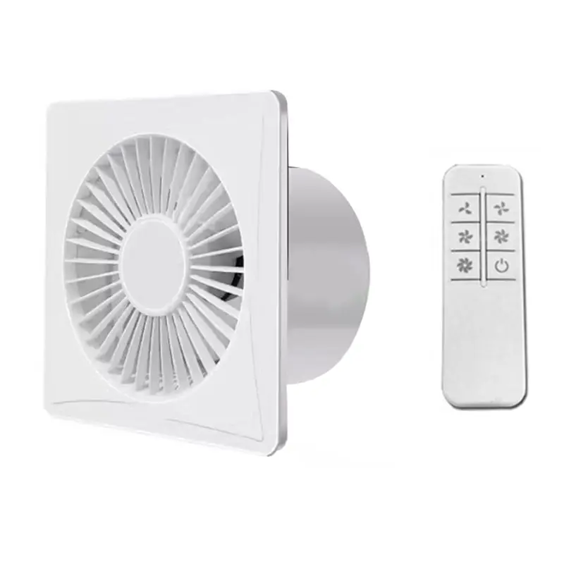 

AUAU-6Inch Adjustable Speed Frequency Conversion Ventilator Fan Exhaust Fan With Remote Control For Bathroom Room Kitchen
