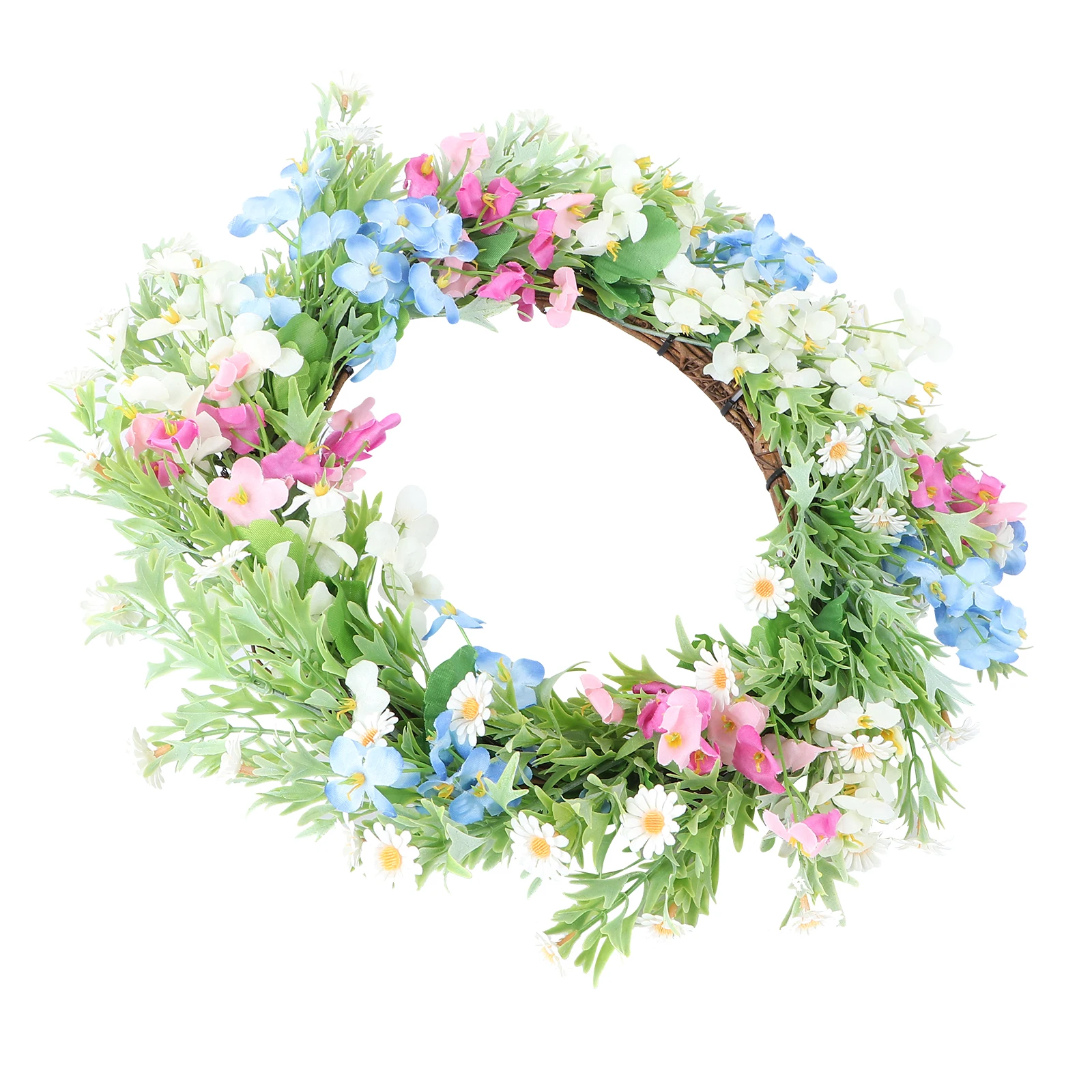 

Hanging Lifelike Garland Wedding Spring Decoration Door Pendant Artificial Flower Hoop Seasonal Adornment Scene Layout Spring