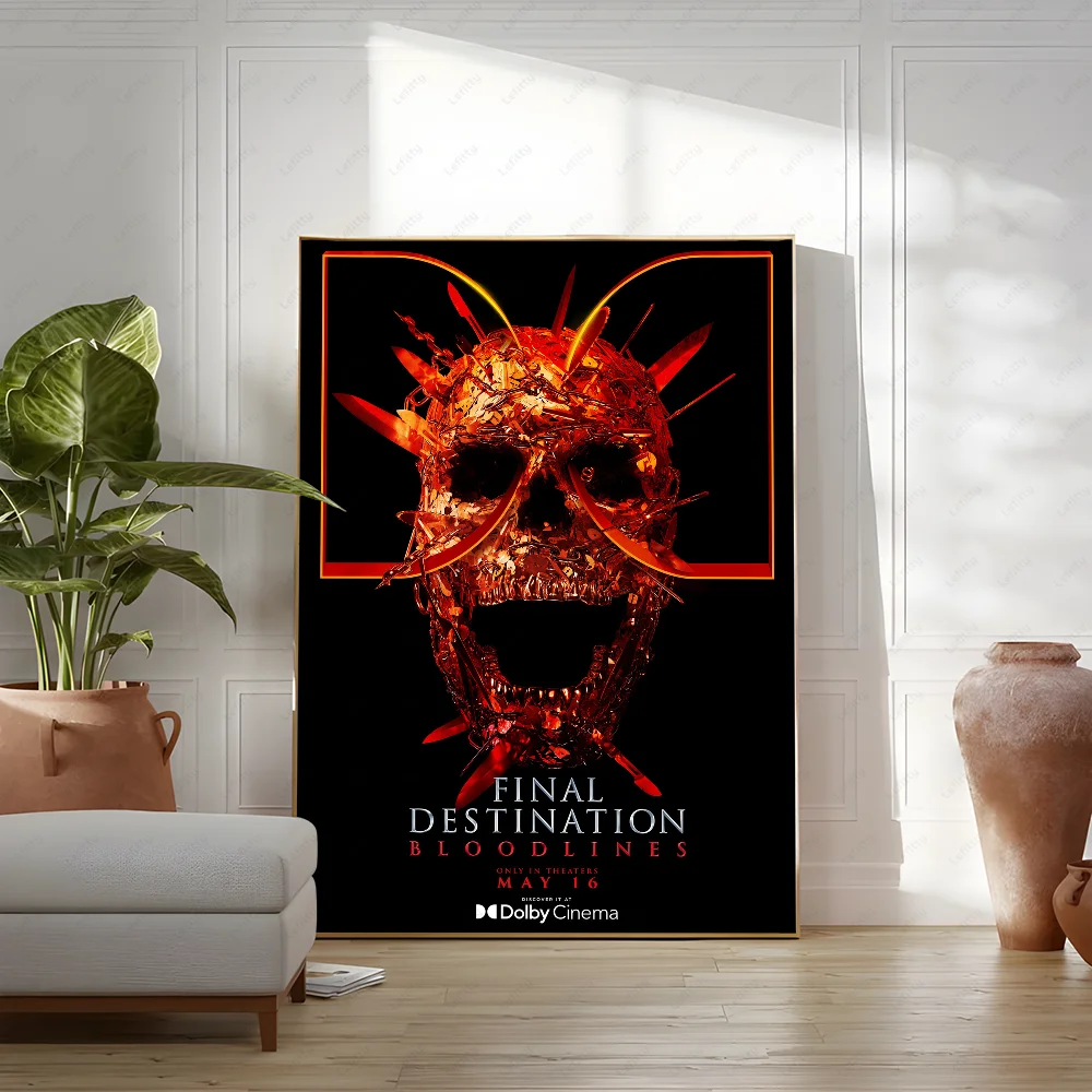 الفيلم الوجهة النهائية خطوط الدم ملصق جدار الفن اللوحة دراسة الشمال ديكور المنزل