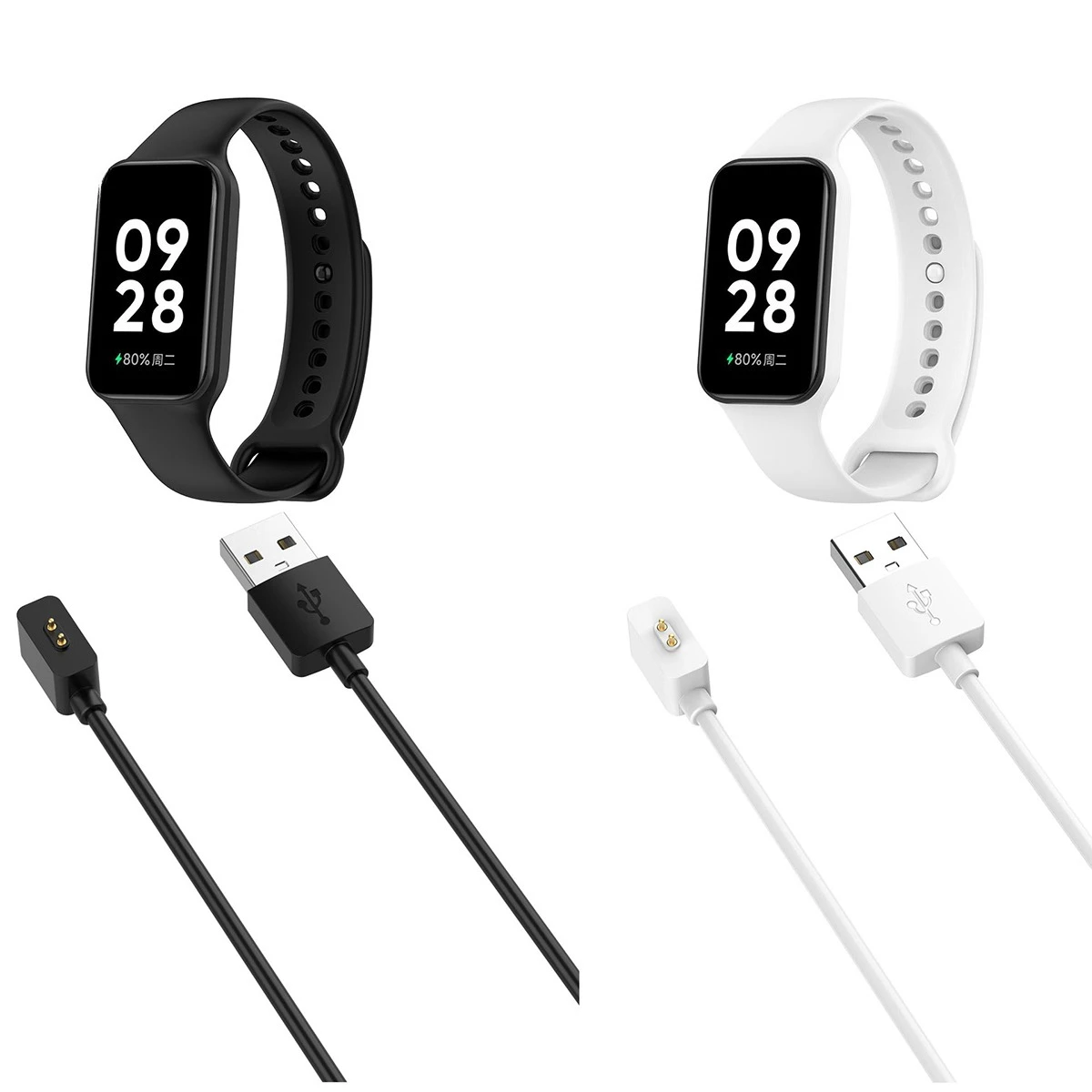 USB Magnetic Charger For Xiaomi Mi Band 8/9/8Pro/8 Active Charging Cable For Redmi Watch 5Lite/Active Smartwatch Charging Wire