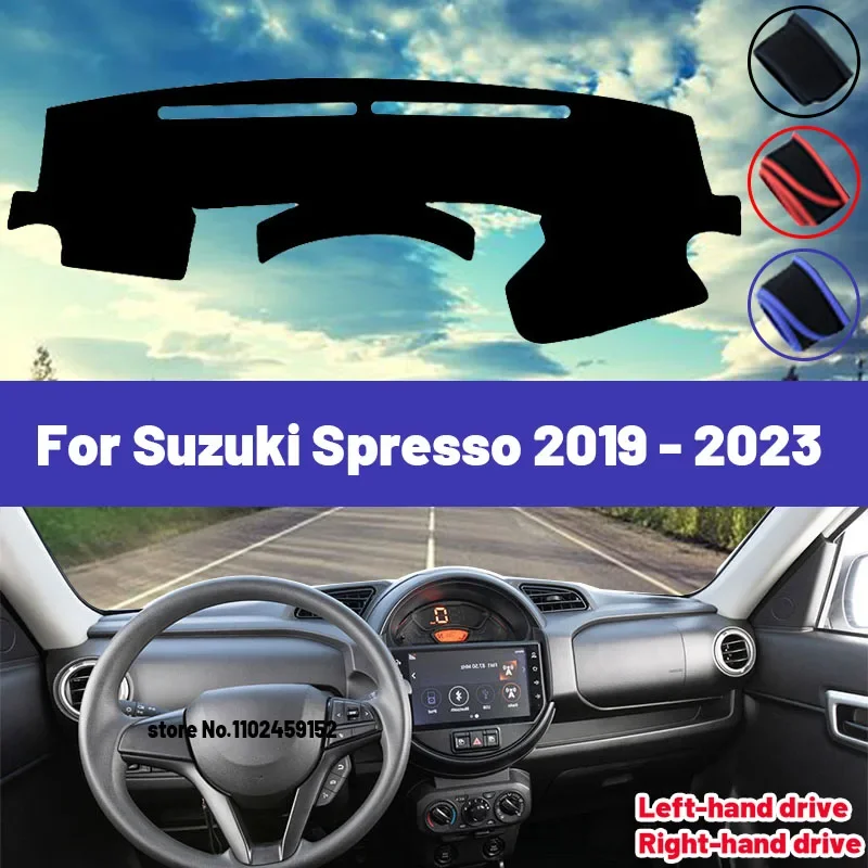 

Высокое качество для Suzuki Spresso 2019 2020 2021 2022 2023, коврик для приборной панели автомобиля, козырек от солнца, избегайте света, ковры с защитой от УФ-лучей