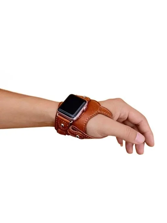 

Customized hands-free cycling watch strap, designed with universal leather creativity, suitable for outdoor sports
