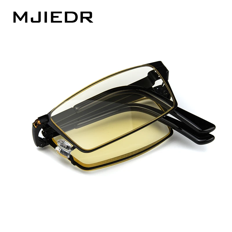 High-end Folding Anti Blue Ray Reading glasses men Foldable Glasses With Case Presbyopic Eyeglasses +1.0+1.5+2.0+2.5+3.0+3.5+4.0