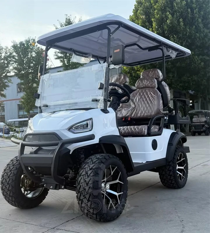 Smart Electric Golf Cart with Lithium Battery Monitor-3-4 Seats 90km Range App-Controlled for Modern Courses & Resorts