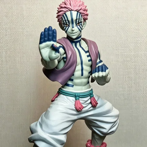 Demon Slayer Upper Moon Three Akaza 15cm Premium Collectible Figure Anime Model Home Desktop Display Decoration Ornament