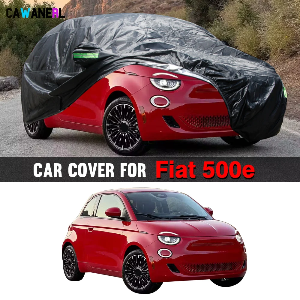 

Автомобильный чехол с защитой от УФ-лучей, солнца, снега, дождя, ветра, царапин, водонепроницаемый чехол для Fiat 500e 2020-2026