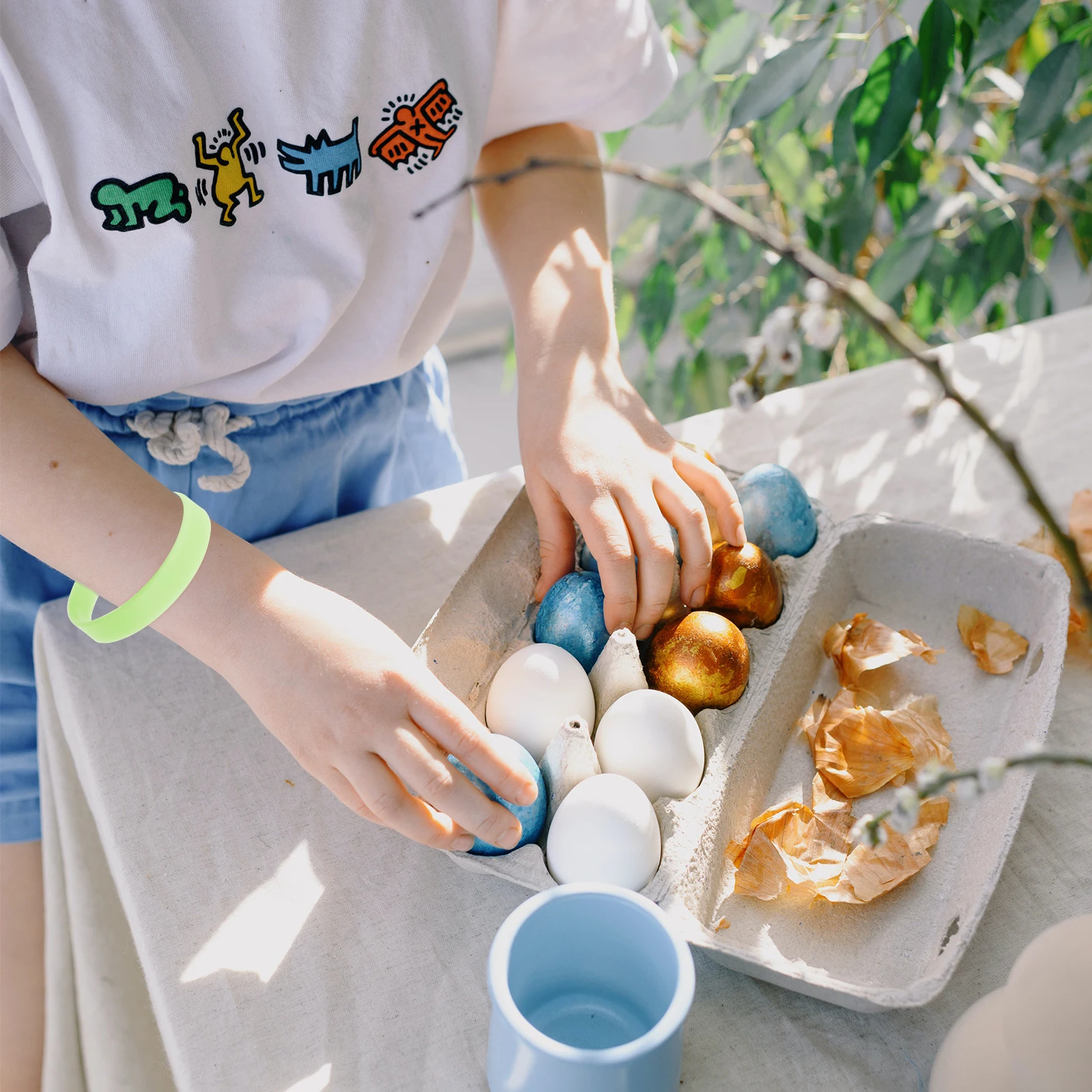 

100Pcs Glow in The Dark Wristbands Silicone Luminous Night Running Kids Party Favors Outdoor Sports Bracelets Luminous Wristband