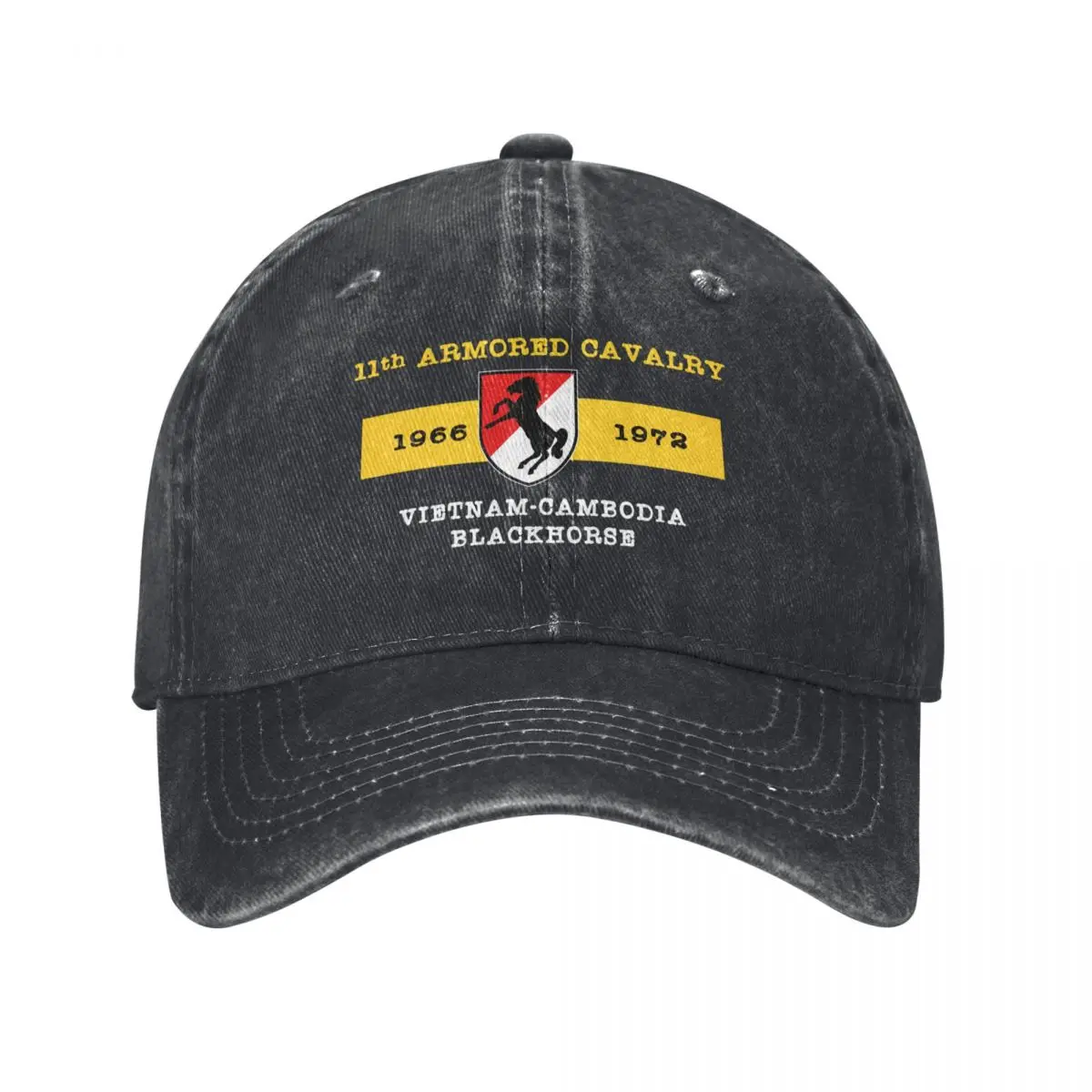 11th Armored Cavalry Regiment/ Vietnam - Cambodia Baseball Cap sun hat Golf Wear Men Caps Women's