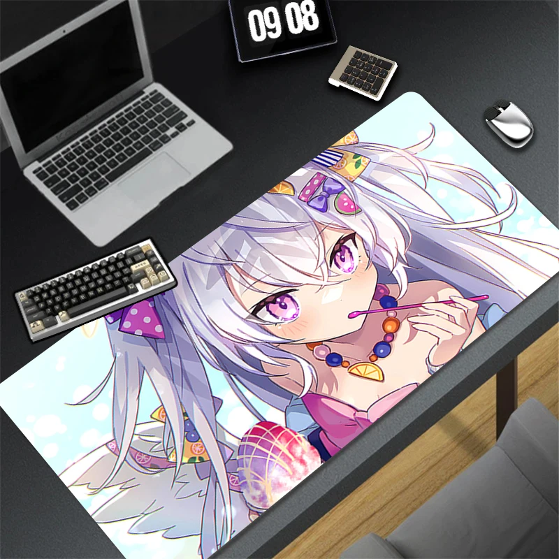 Computer Gaming Accessories Mousepad Office Mouse Pad Keyboard Pad B-blue Archive Shirasu Azusa Desk Decoracion Anime Desk Mat