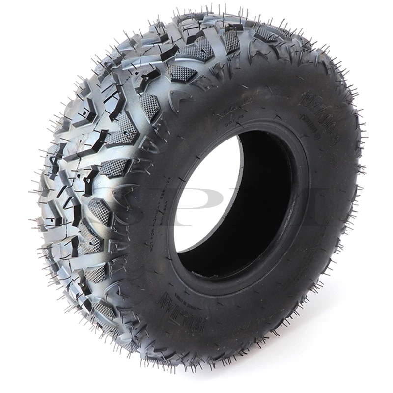 8 inch Tubeless tire front 19x7.00-8 rear 18x9.50-8 vacuum Tyre for agricultural vehicle ATV Kart Quad Dirt Bike sightseeing car