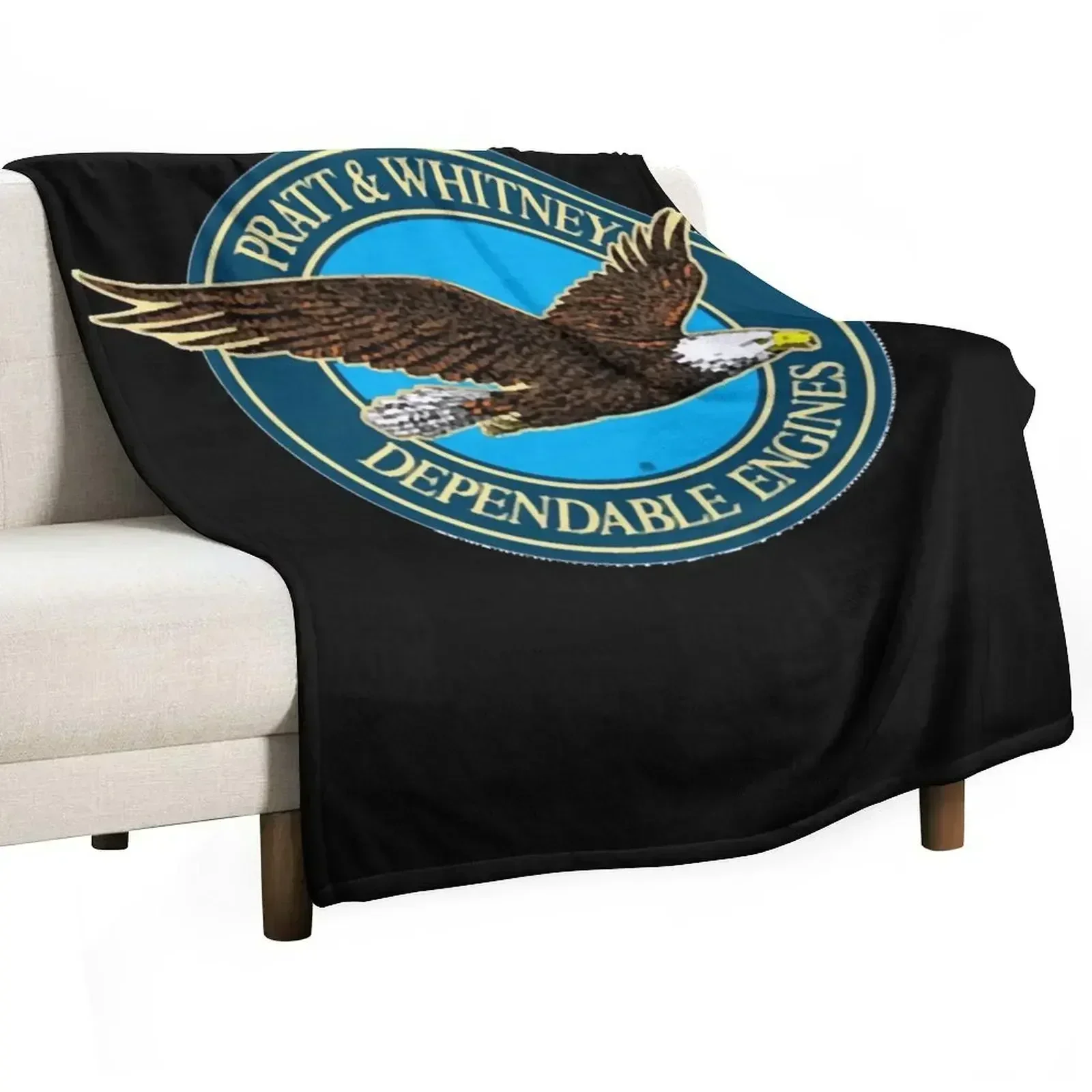 

Pratt & Whitney Logo Throw Blanket warm for winter Sofa Fashion Sofas Soft Blankets