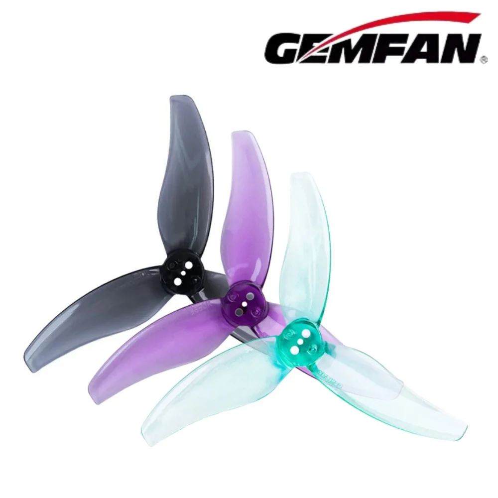 2Pairs/4pcs Gemfan Hurricane 3630 3.6X3X3 3-Blade PC Propeller 1.5mm CW CCW for FPV Freestyle 3.5inch Drone 2004