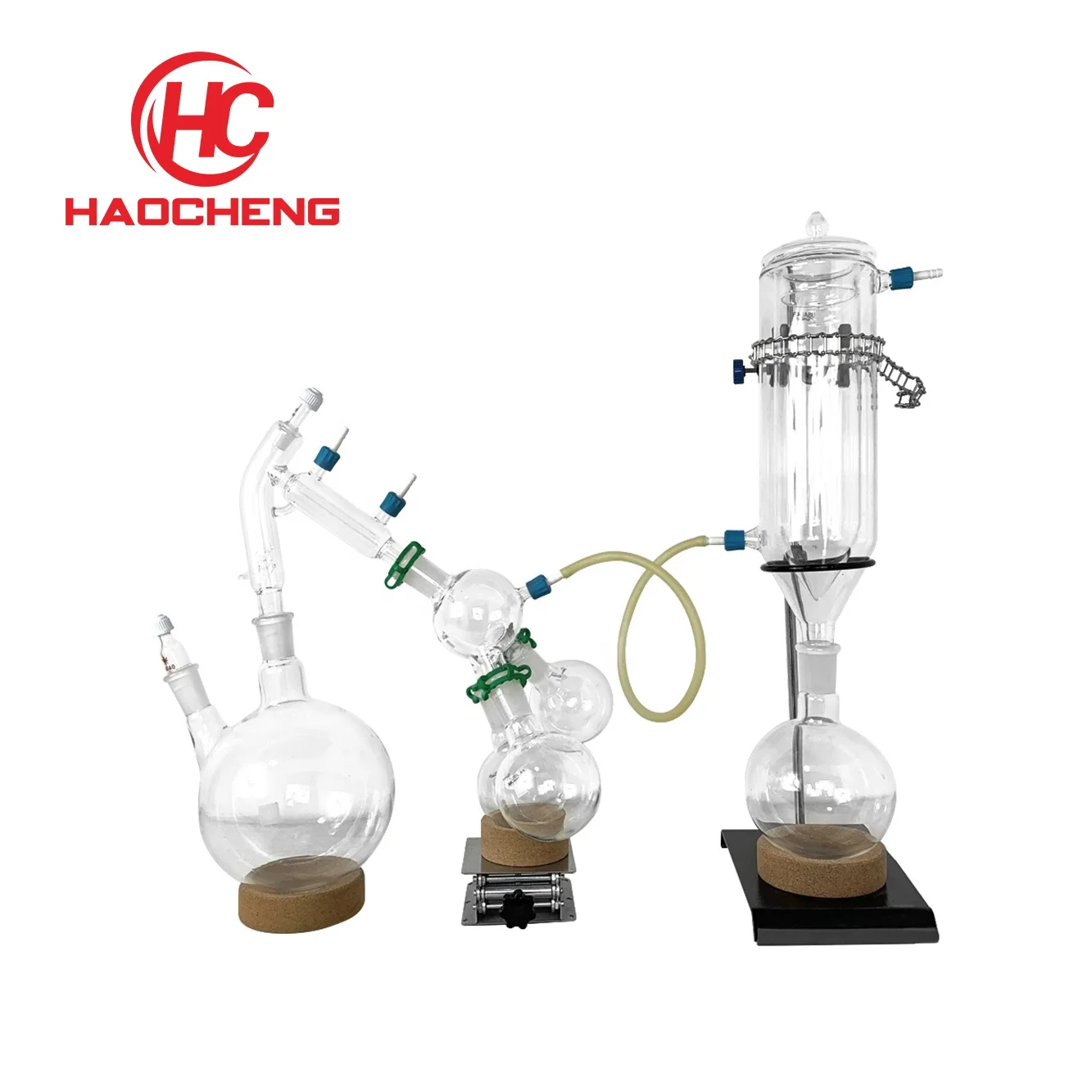 Lab Vacuum Fractional Short Path Distiller Equipment 2L 5L 10L 20L Glass Kits