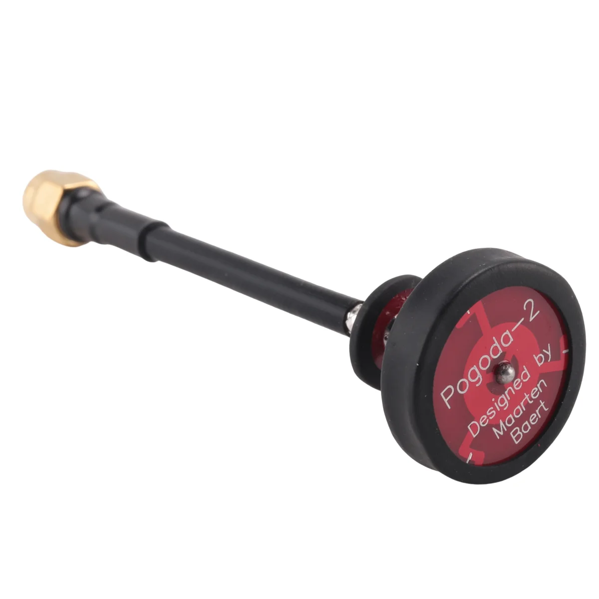 AA84 パゴダ 2 5.8 グラム 5DBi 50 ワット全方向性オムニ FPV フラットパネルパゴダアンテナ RHCP SMA/RP-SMA 80 ミリメートル (ブラックホール)